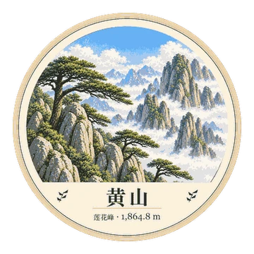 黄山纪念印章